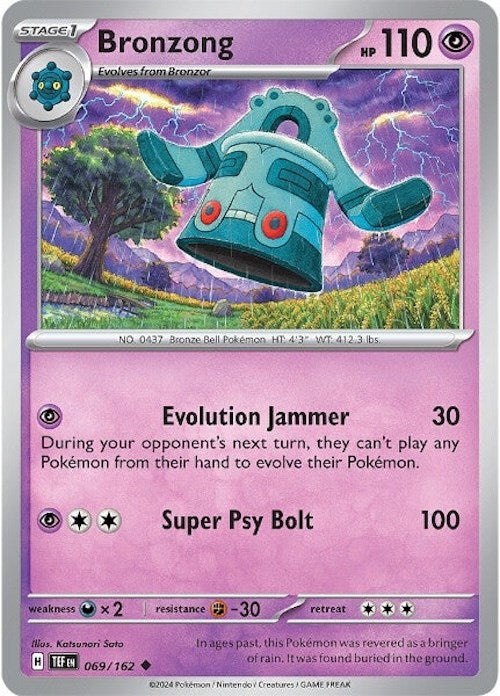 Bronzong (069/162) [Scarlet &amp; Violet: Fuerzas temporales] 
