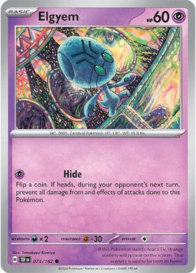 Elgyem (073/162) [Scarlet &amp; Violet: Fuerzas temporales] 
