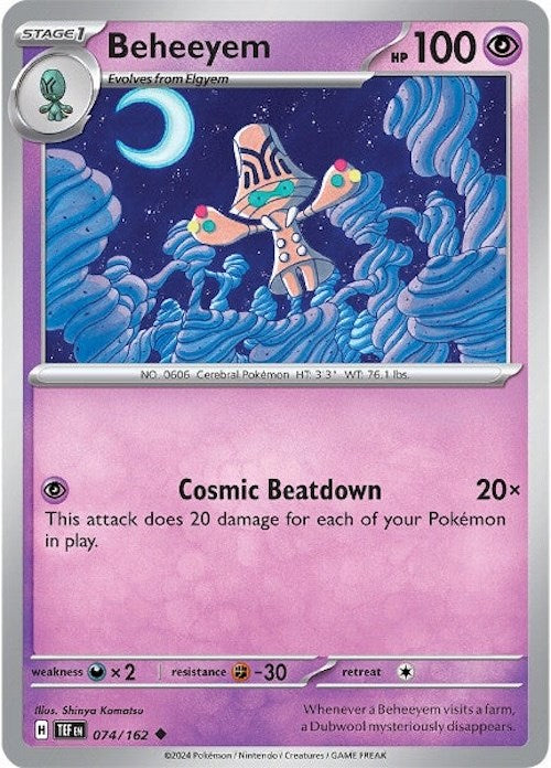 Beheeyem (074/162) [Scarlet &amp; Violet: Fuerzas temporales] 