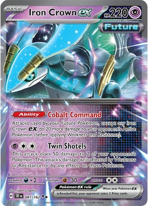 Corona de hierro ex (081/162) [Scarlet &amp; Violet: Fuerzas temporales] 