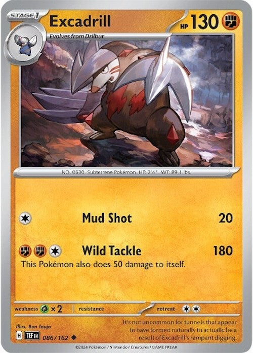 Excadrill (086/162) [Scarlet &amp; Violet: Fuerzas temporales] 