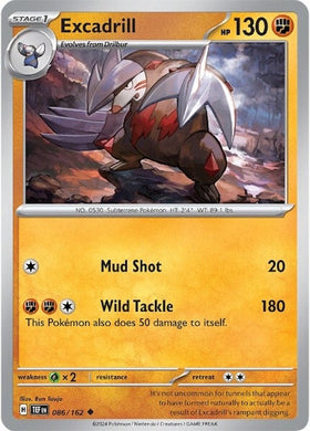 Excadrill (086/162) [Scarlet &amp; Violet: Fuerzas temporales] 
