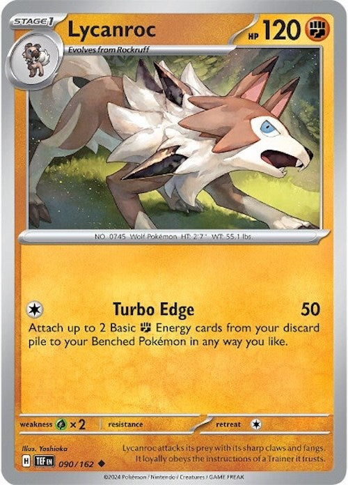 Lycanroc (090/162) [Scarlet &amp; Violet: Fuerzas temporales] 