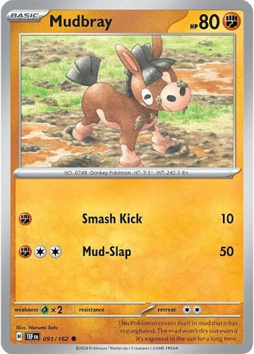 Mudbray (091/162) [Scarlet &amp; Violet: Fuerzas temporales] 