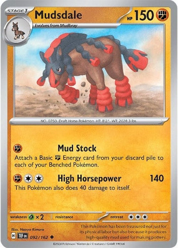 Mudsdale (092/162) [Scarlet &amp; Violet: Fuerzas temporales] 