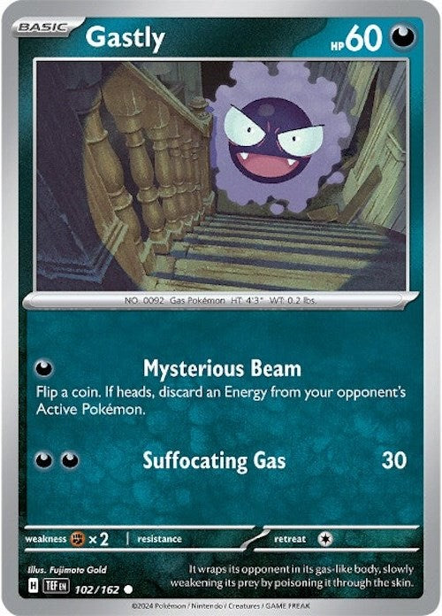 Gastly (102/162) [Scarlet &amp; Violet: Fuerzas temporales] 
