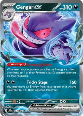 Gengar ex (104/162) [Scarlet &amp; Violet: Fuerzas temporales] 