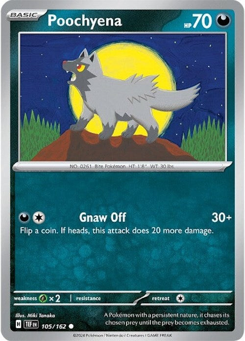 Poochyena (105/162) [Scarlet &amp; Violet: Fuerzas temporales] 