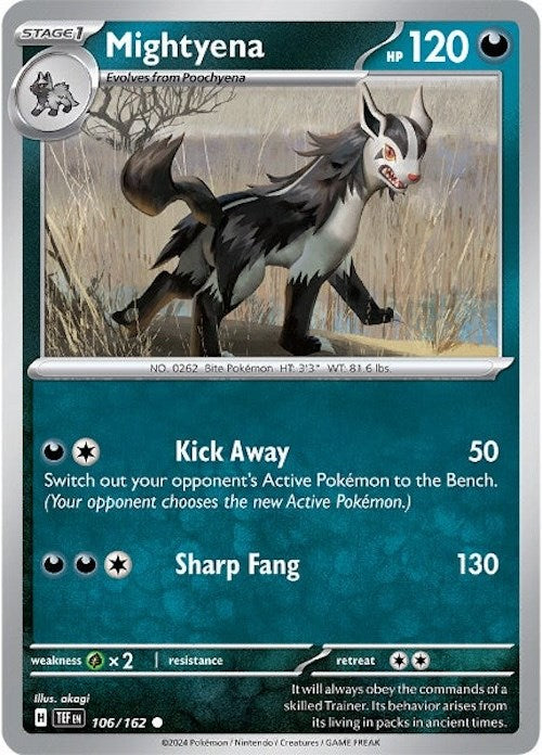 Mightyena (106/162) [Scarlet &amp; Violet: Fuerzas temporales] 