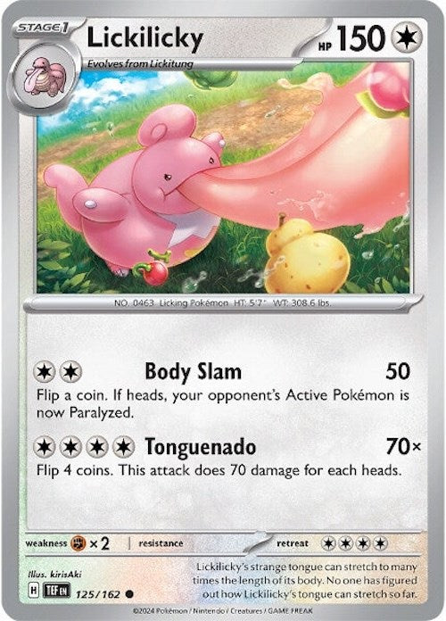 Lickilicky (125/162) [Scarlet &amp; Violet: Fuerzas temporales] 
