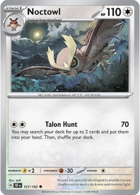 Noctowl (127/162) [Scarlet &amp; Violet: Fuerzas temporales] 
