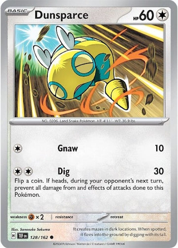 Dunsparce (128/162) [Scarlet &amp; Violet: Fuerzas temporales] 