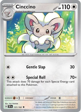 Cinccino (137/162) [Scarlet &amp; Violet: Fuerzas temporales] 