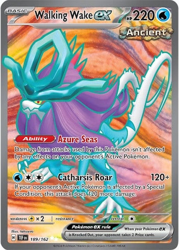 Caminando Wake ex (189/162) [Scarlet &amp; Violet: Fuerzas temporales] 
