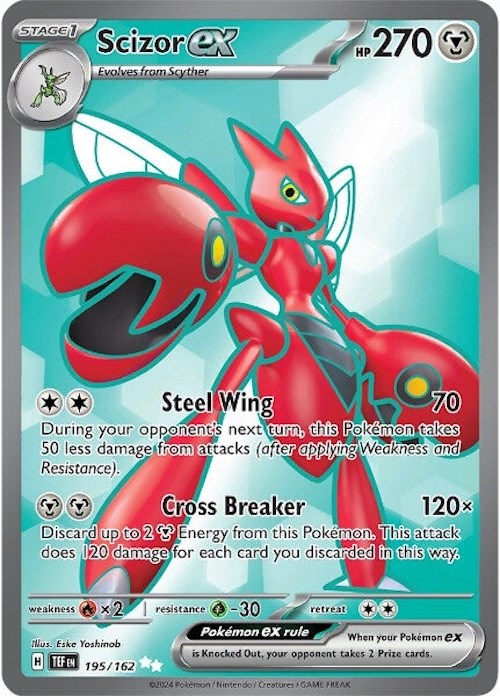Scizor ex (195/162) [Scarlet &amp; Violet: Fuerzas temporales] 