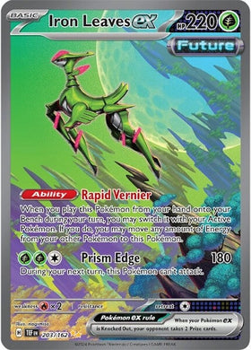 Hojas de hierro ex (203/162) [Scarlet &amp; Violet: Fuerzas temporales] 