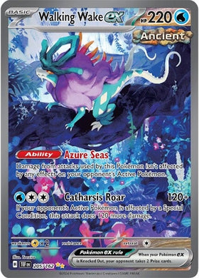 Caminando Wake ex (205/162) [Scarlet &amp; Violet: Fuerzas temporales] 