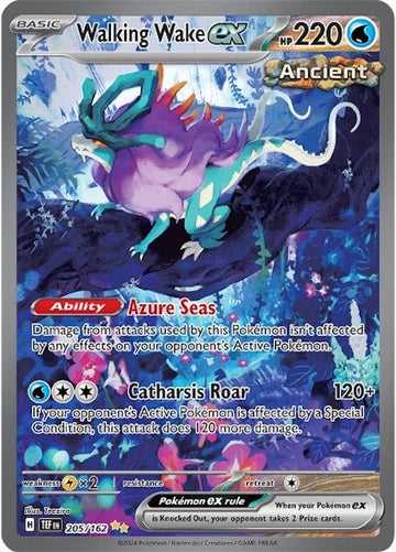 Caminando Wake ex (205/162) [Scarlet &amp; Violet: Fuerzas temporales] 