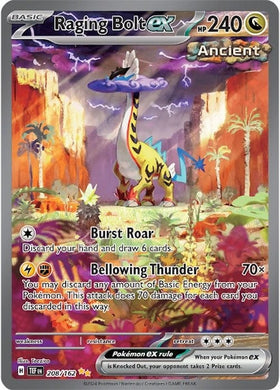Rayo furioso ex (208/162) [Scarlet &amp; Violet: Fuerzas temporales] 