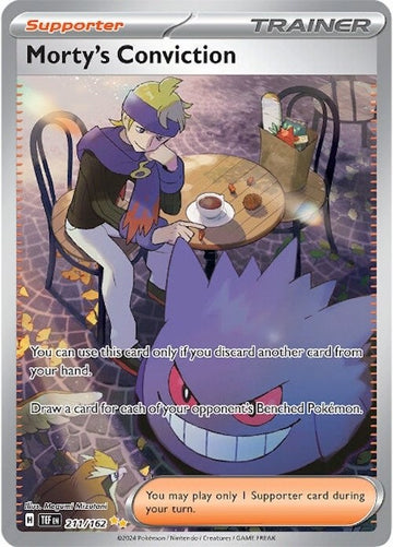 La convicción de Morty (211/162) [Scarlet &amp; Violet: Fuerzas temporales] 