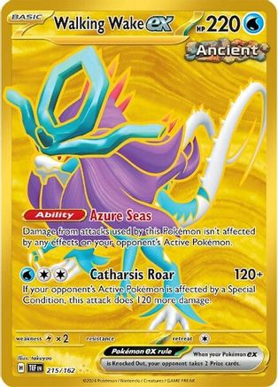 Caminando Wake ex (215/162) [Scarlet &amp; Violet: Fuerzas temporales] 