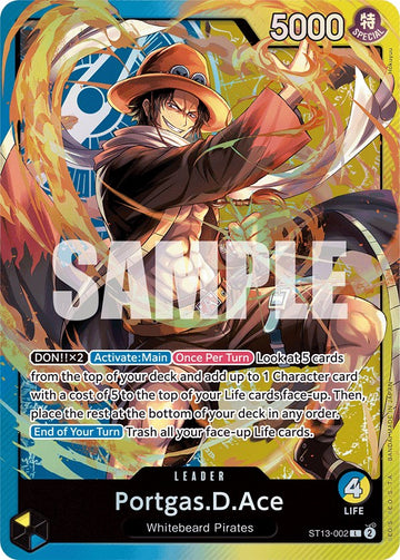 Portgas.D.Ace [Ultra Deck: Los tres hermanos] 