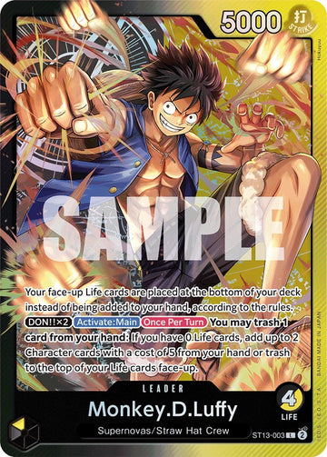 Monkey.D.Luffy [Ultra Deck: Los tres hermanos] 