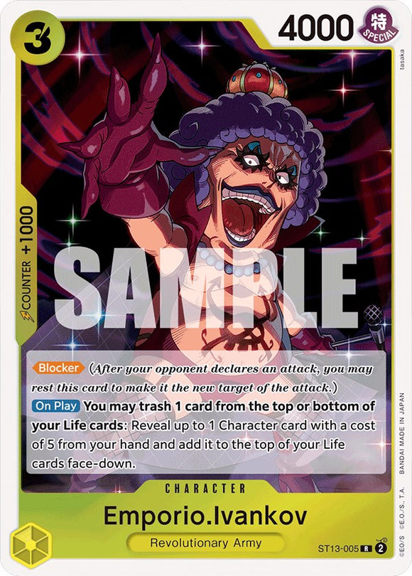 Emporio.Ivankov [Ultra Deck: Los Tres Hermanos] 