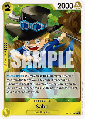 Sabo [Ultra Deck: Los Tres Hermanos] 