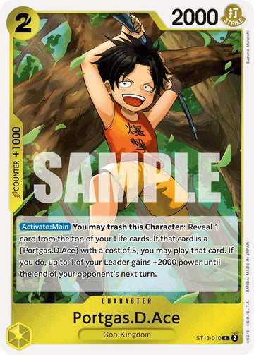 Portgas.D.Ace [Ultra Deck: Los tres hermanos] 