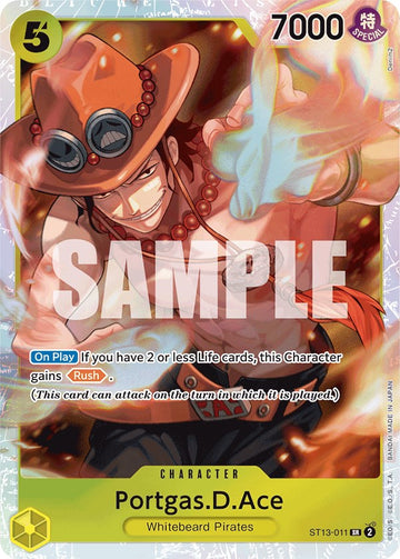 Portgas.D.Ace [Ultra Deck: Los tres hermanos] 