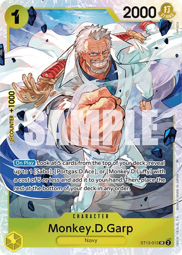 Monkey.D.Garp [Ultra Deck: Los tres hermanos] 