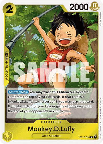 Monkey.D.Luffy [Ultra Deck: Los tres hermanos] 