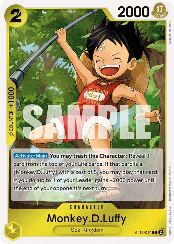 Monkey.D.Luffy [Ultra Deck: Los tres hermanos] 