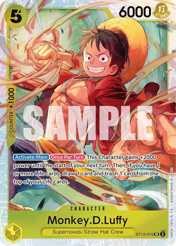 Monkey.D.Luffy [Ultra Deck: Los tres hermanos] 