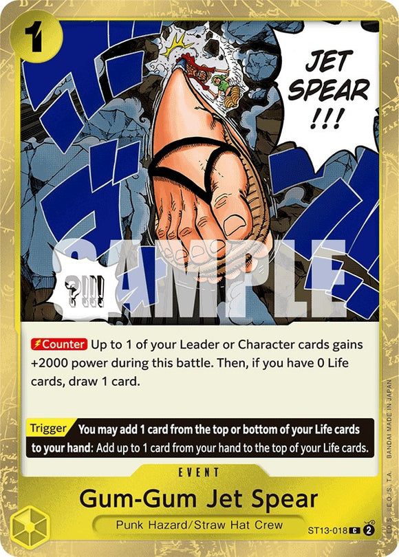 Lanza Jet Gum-Gum [Ultra Deck: Los Tres Hermanos] 