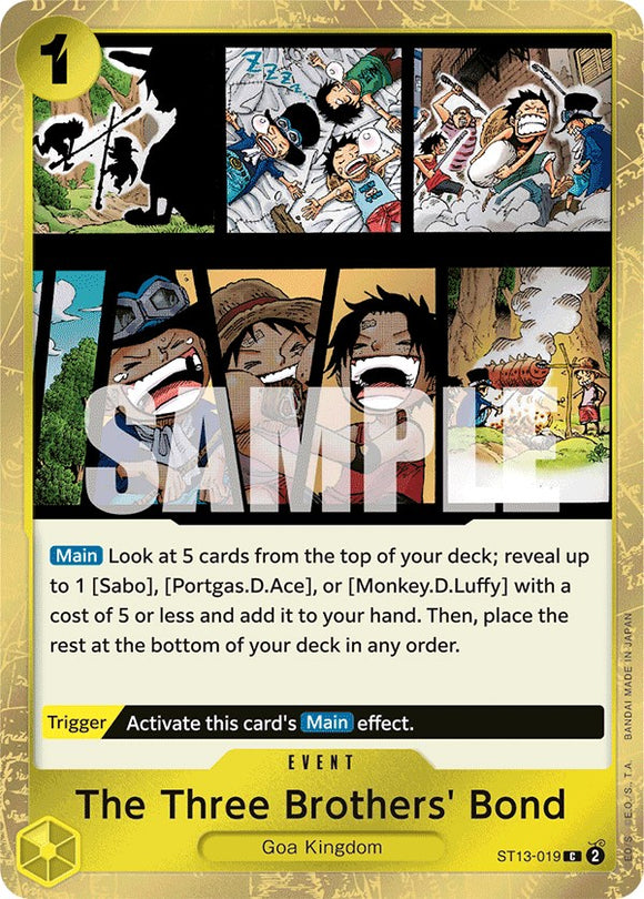 El vínculo de los tres hermanos [Ultra Deck: Los tres hermanos] 