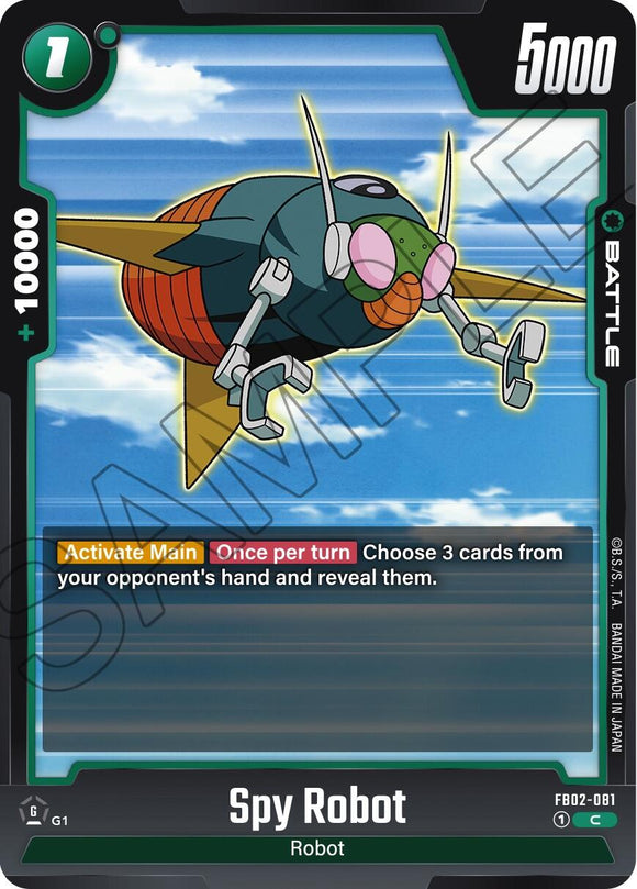 Robot espía [Aura llameante] 