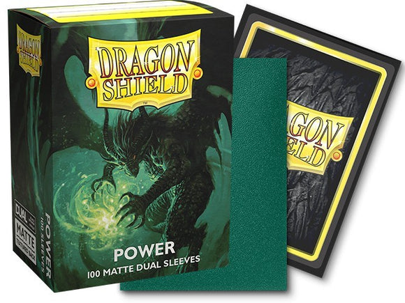 Dragon Shield: Fundas estándar de 100 ct - Power (mate doble) 