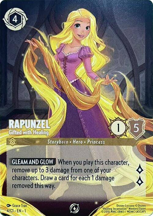 Rapunzel - Dotada de sanación (4) [Tarjetas promocionales] 