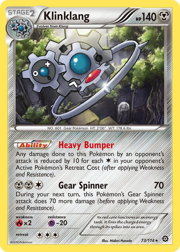 Klinklang (73/114) (Exclusivo del mazo temático) [XY: Steam Siege] 