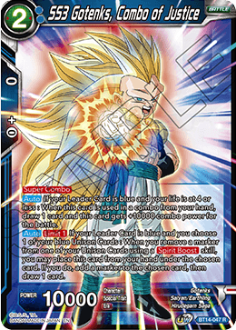 SS3 Gotenks, Combo de Justicia (BT14-047) [Cross Spirits] 