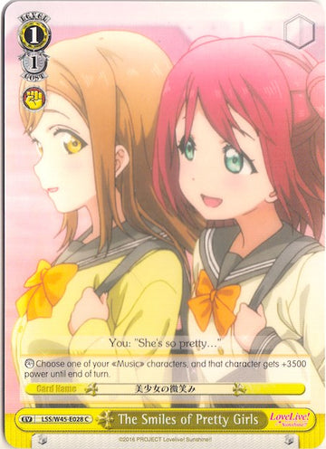 Las sonrisas de las chicas guapas (LSS/W45-E028 C) [Love Live! Sunshine!!] 