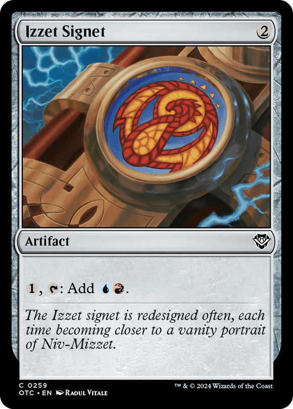 Sigilo Izzet [Comandante de los Forajidos de Cruce del Trueno] 