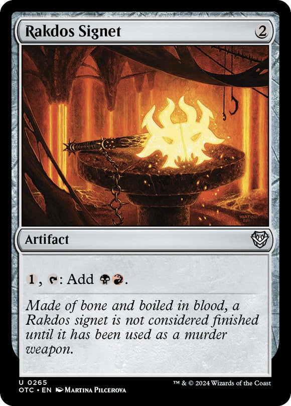 Sigilo de Rakdos [Comandante de los Forajidos de Cruce del Trueno] 