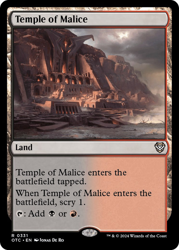 Templo de la Malicia [Comandante de los Forajidos de Cruce del Trueno] 