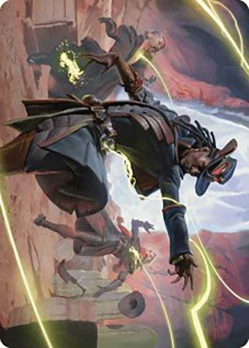 Tarjeta de arte de Lilah, Slickshot invicta [Serie de arte de Outlaws of Thunder Junction] 