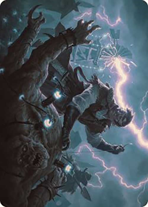 Tarjeta de arte de Geralf, el carpintero [Serie de arte de Outlaws of Thunder Junction] 