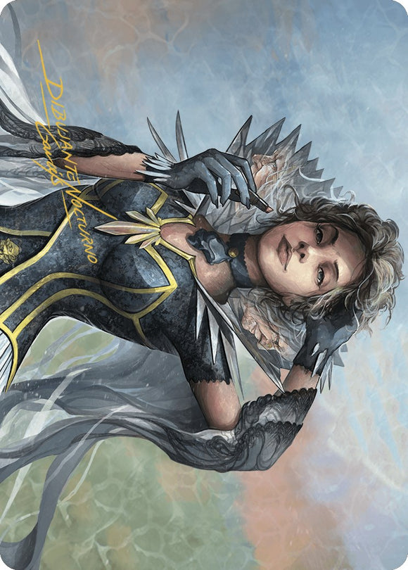 Tarjeta de arte de Eriette, la seductora (firma estampada en oro) [Serie de arte Outlaws of Thunder Junction] 
