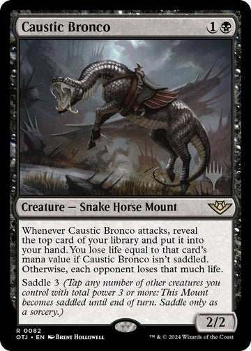Caustic Bronco (paquete promocional) [Promociones de Outlaws of Thunder Junction] 